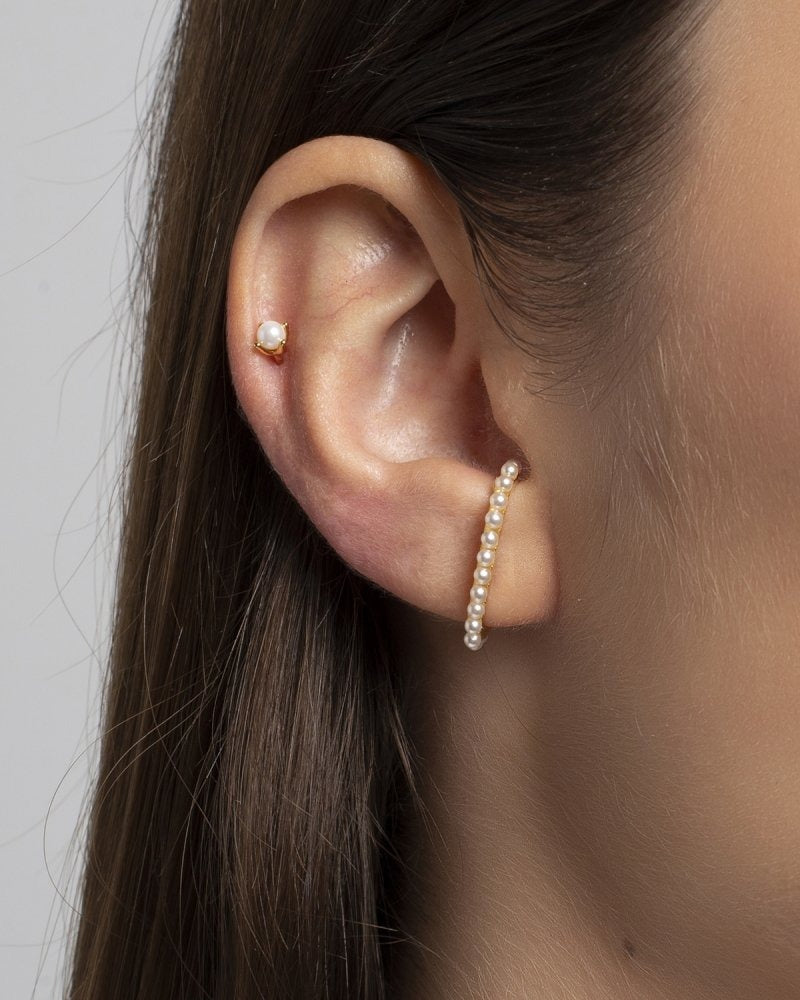 Tanae Opal Screw Back Studs Earrings