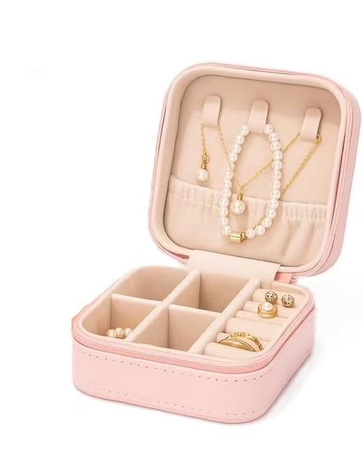 The Finishing Touch | Pink Travel Jewelry Box