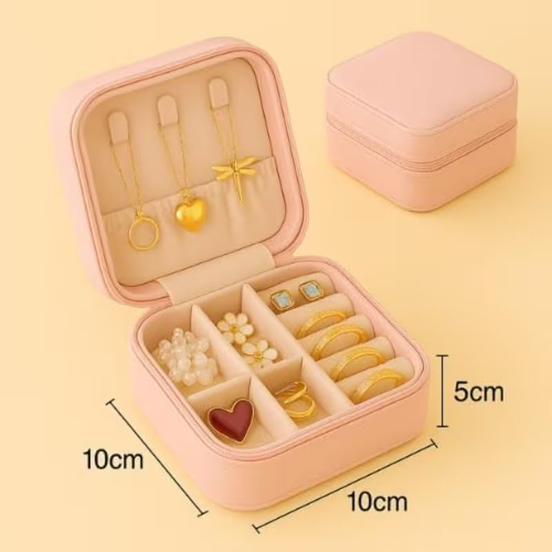 The Finishing Touch | Pink Travel Jewelry Box