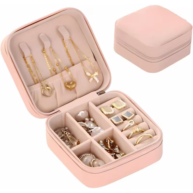 The Finishing Touch | Pink Travel Jewelry Box