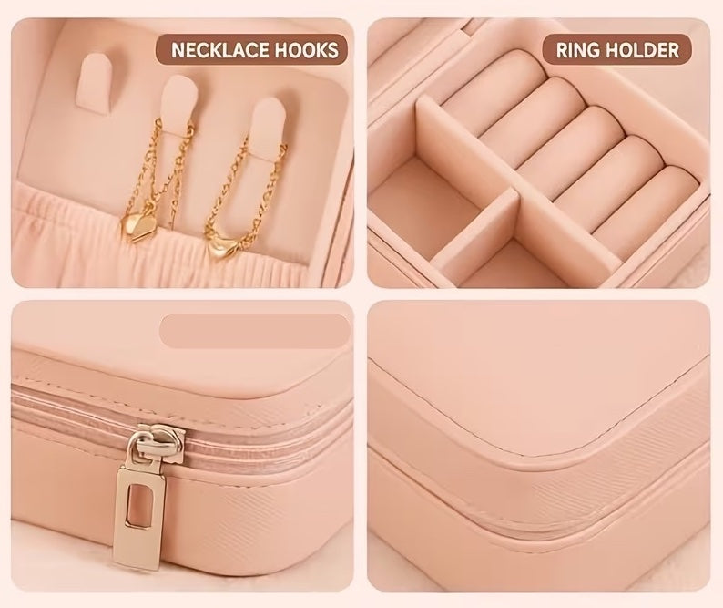 The Finishing Touch | Pink Travel Jewelry Box