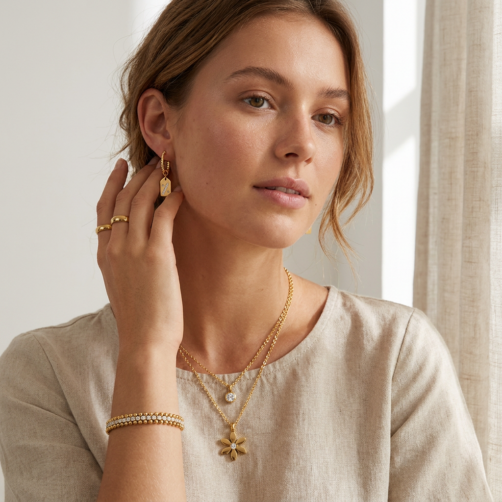 Mara Blade Charm Hoops