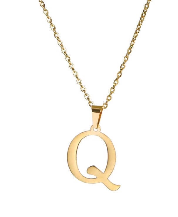 Jessie Initial Letter Necklace