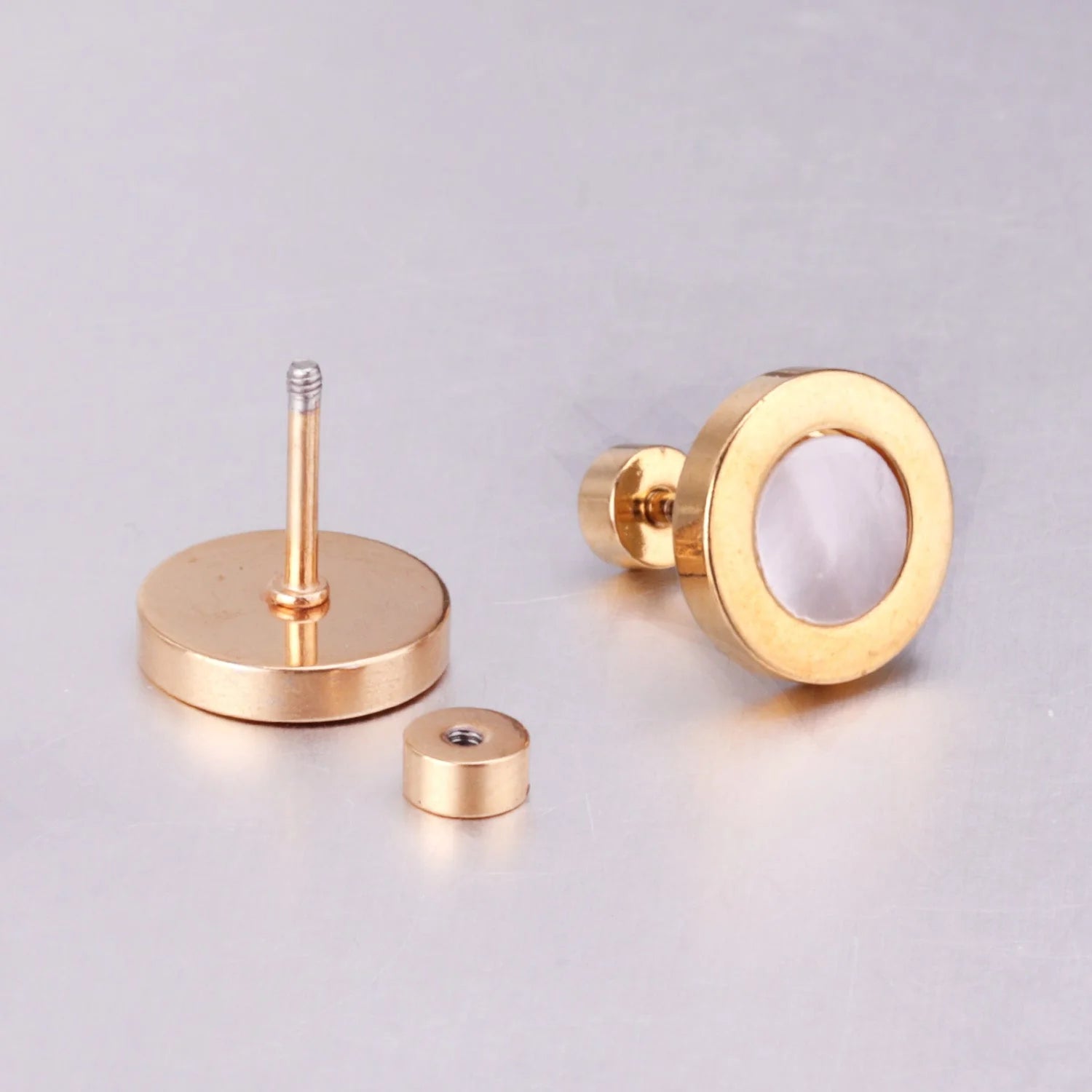 Belatriz Round Shape Flat Back Studs