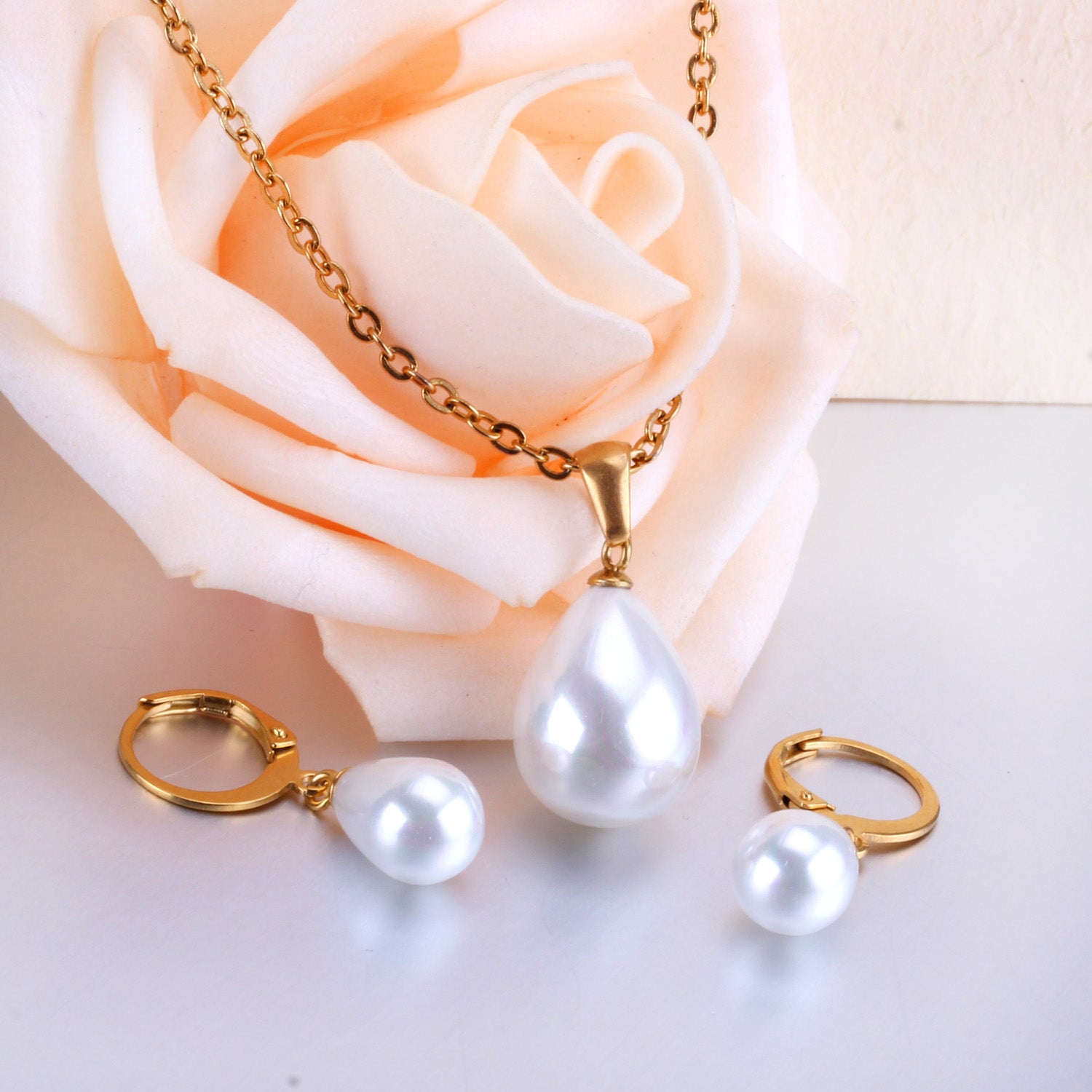 Belle Ivory Pearl Drop Set | Buy Set or Individual