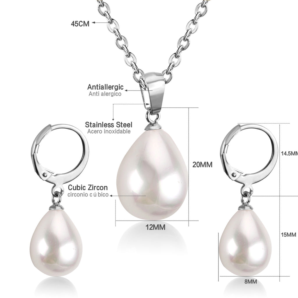 Belle Ivory Pearl Drop Set | Buy Set or Individual
