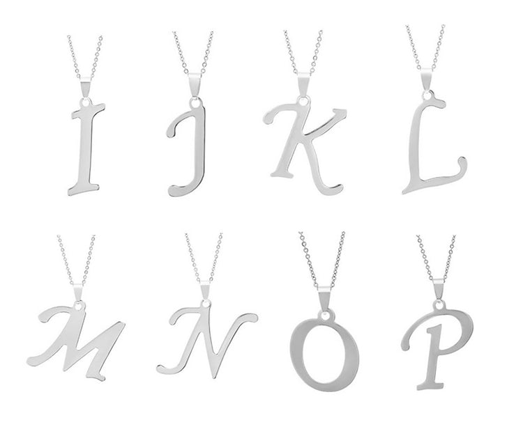 Jessie Initial Letter Necklace