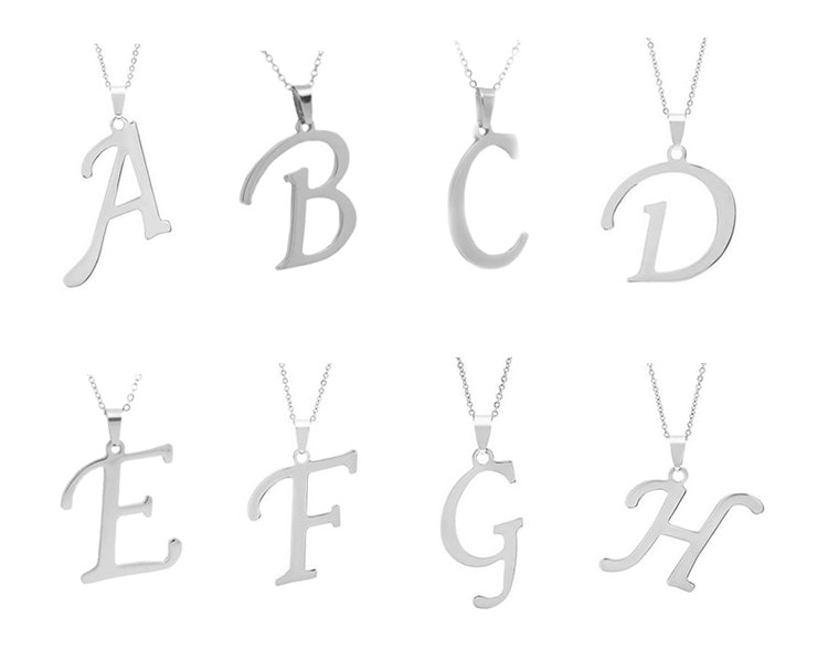 Jessie Initial Letter Necklace