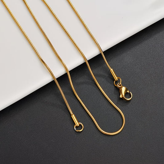 Orla	1mm wide Snake Chain Necklace 45+5cm