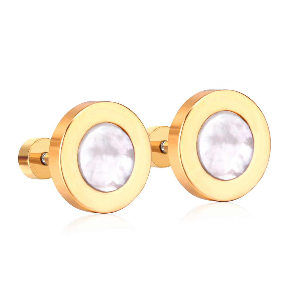 Belatriz Round Shape Flat Back Studs