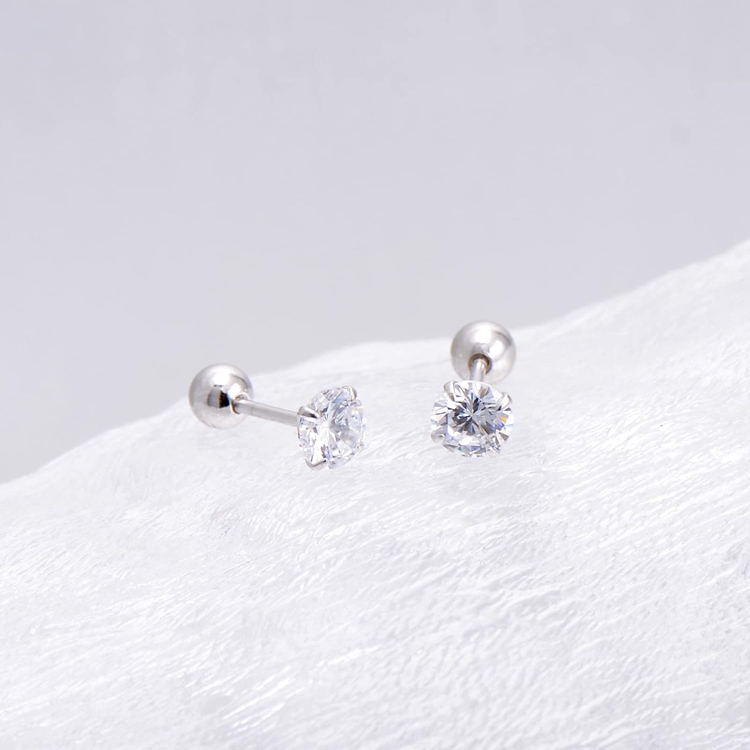 Sanvy Crystal Flatback Stud- Single Earring