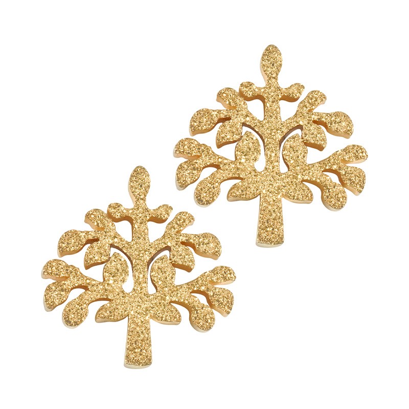 Gisele Tree of Life	Studs -Gold