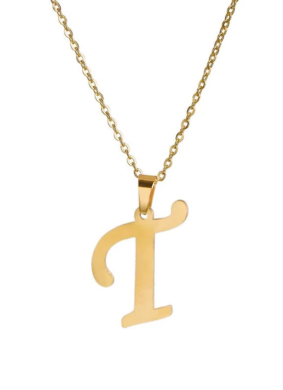Jessie Initial Letter Necklace