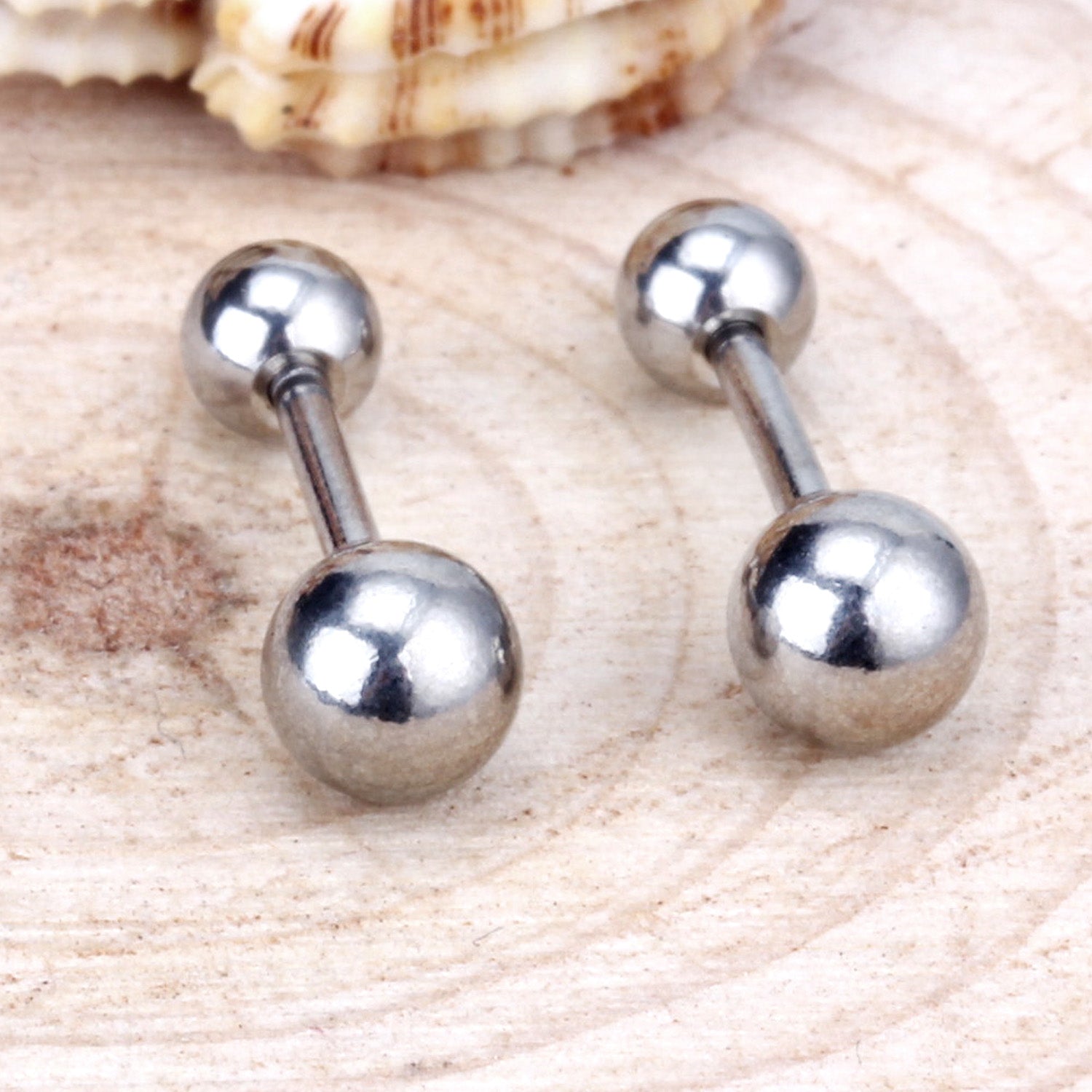 Amara Round Ball Flat Back Studs