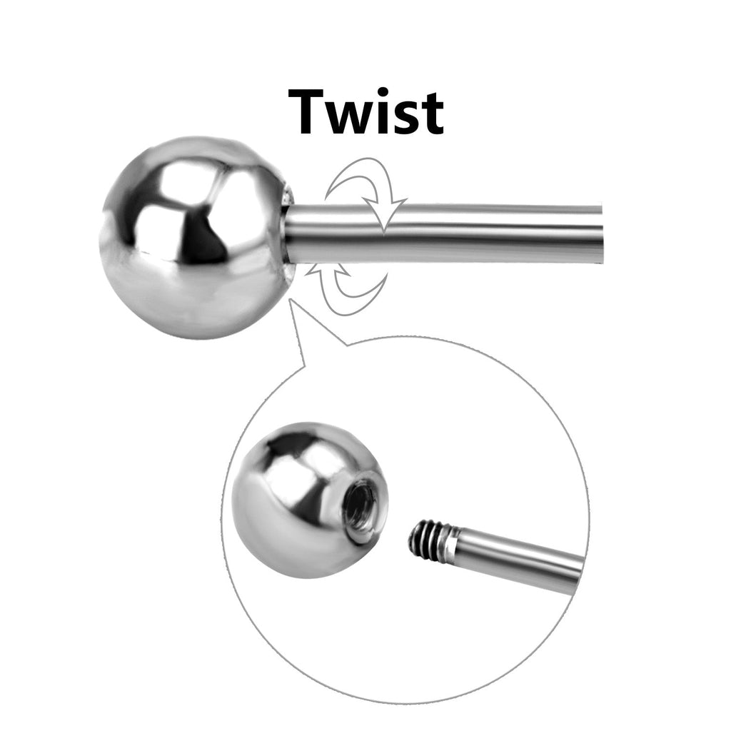 Amara Round Ball Flat Back Studs