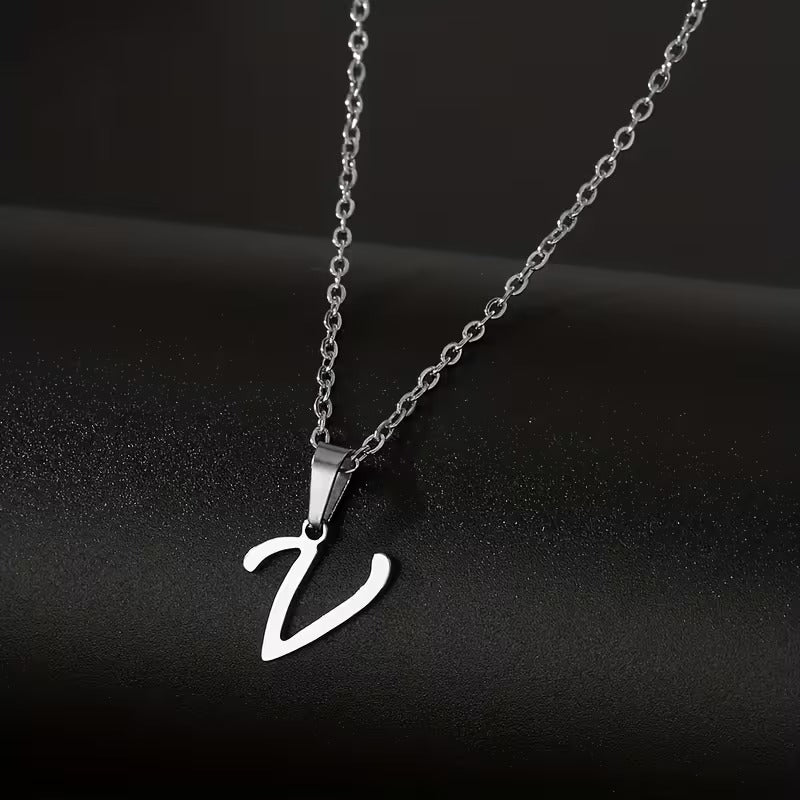 Jessie Initial Letter Necklace