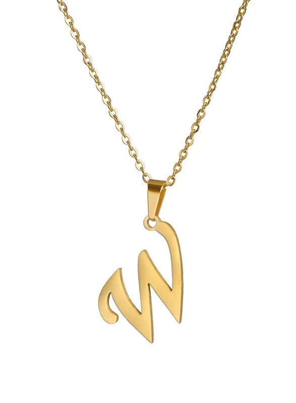 Jessie Initial Letter Necklace