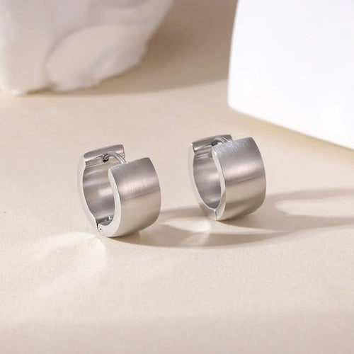 Charm Huggie Hoops | Waterproof 18k Gold & Silver