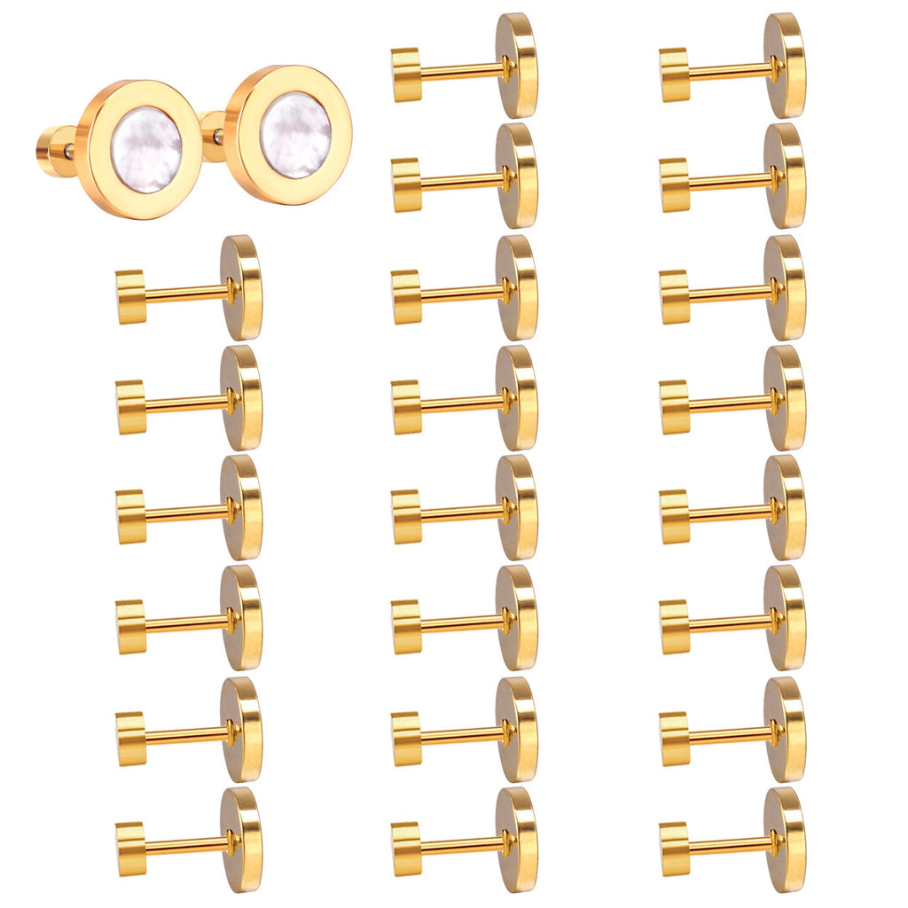 Belatriz Round Shape Flat Back Studs