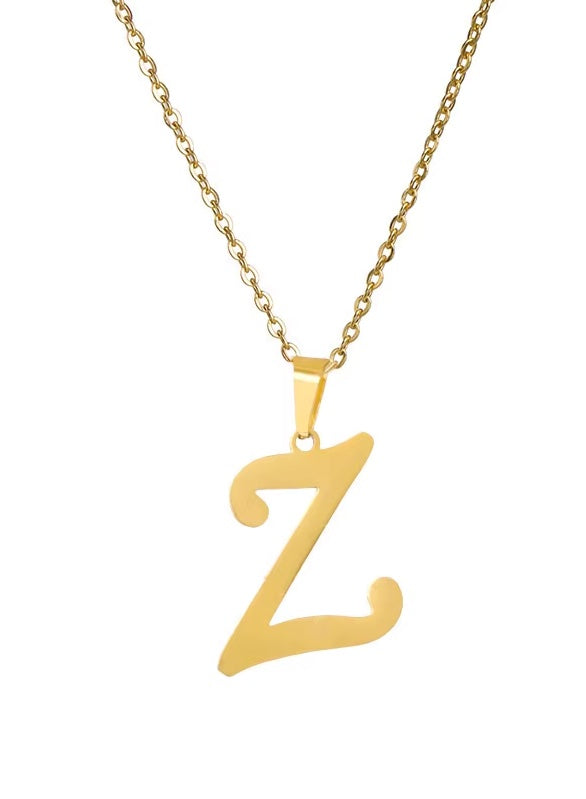 Jessie Initial Letter Necklace